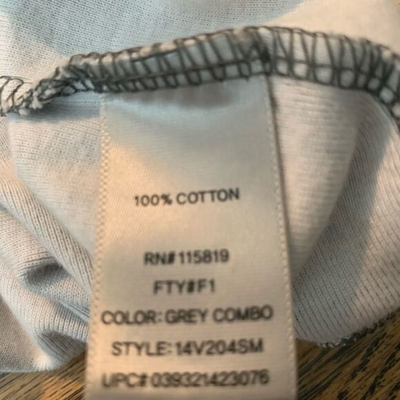 Nicole Miller Gray Flourish Top - Picture 7 of 7